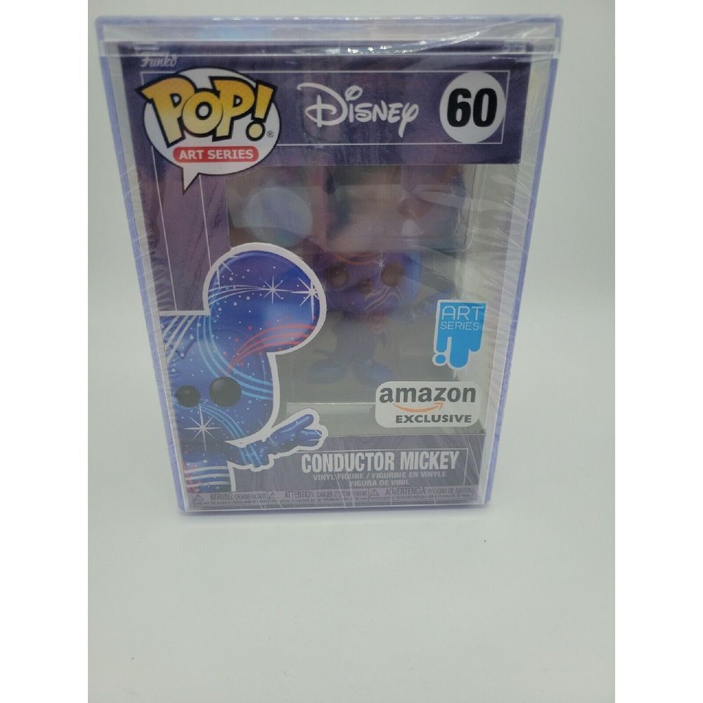 Funko Pop‎ Art Series Amazon Exclusive Disney Conductor Mickey #60 W/ Hard Case